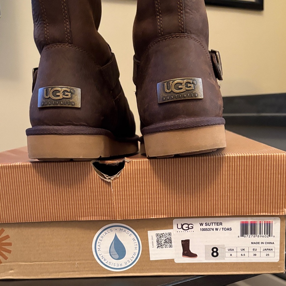 UGG Chocolate Leather Boots